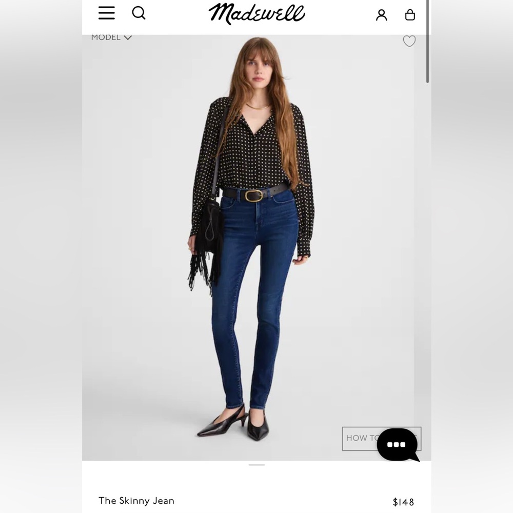 Madewell 10” High-Rise Skinny Jean